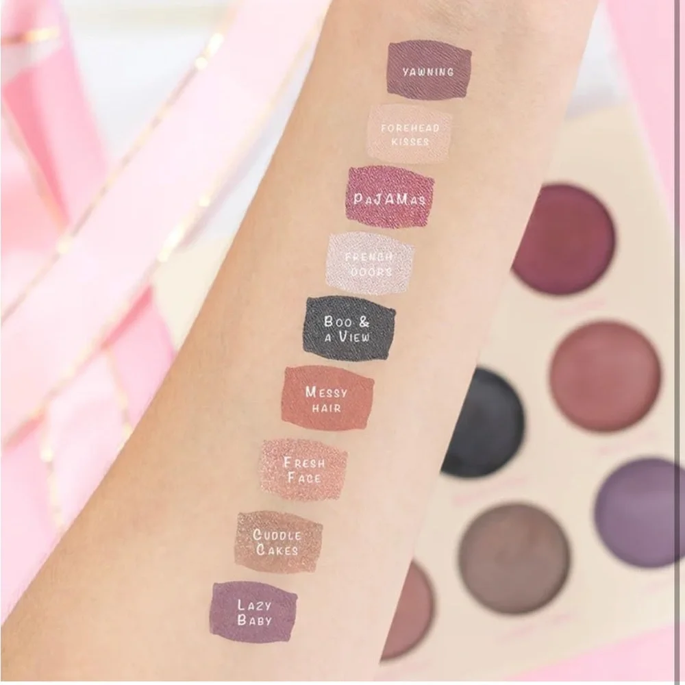 Beauty Bakerie Cosmetics 9 Shade Eyeshadow Glitter Palette Breakfast in Bed